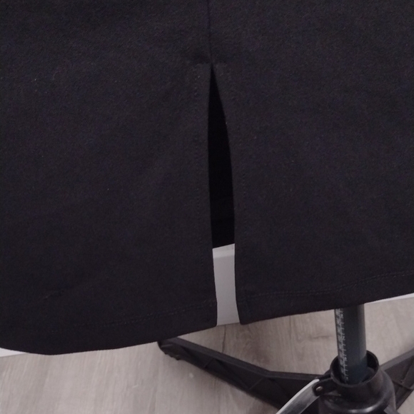 Premier Amour Elegant Black Long Sleeve Dress with Sheer Details - Picture 6 of 13